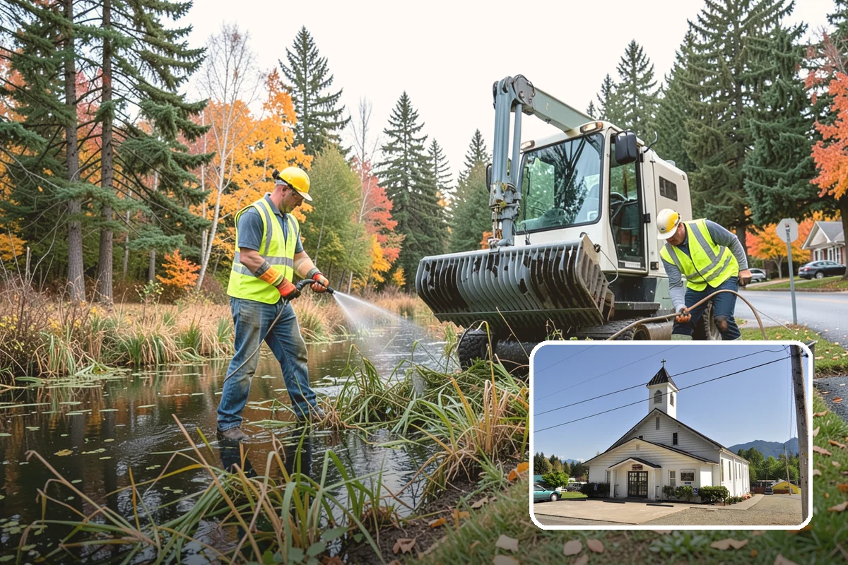 Facility Lighting Retrofit in Concrete, Skagit County, WA - Lowers energy and maintenance costs