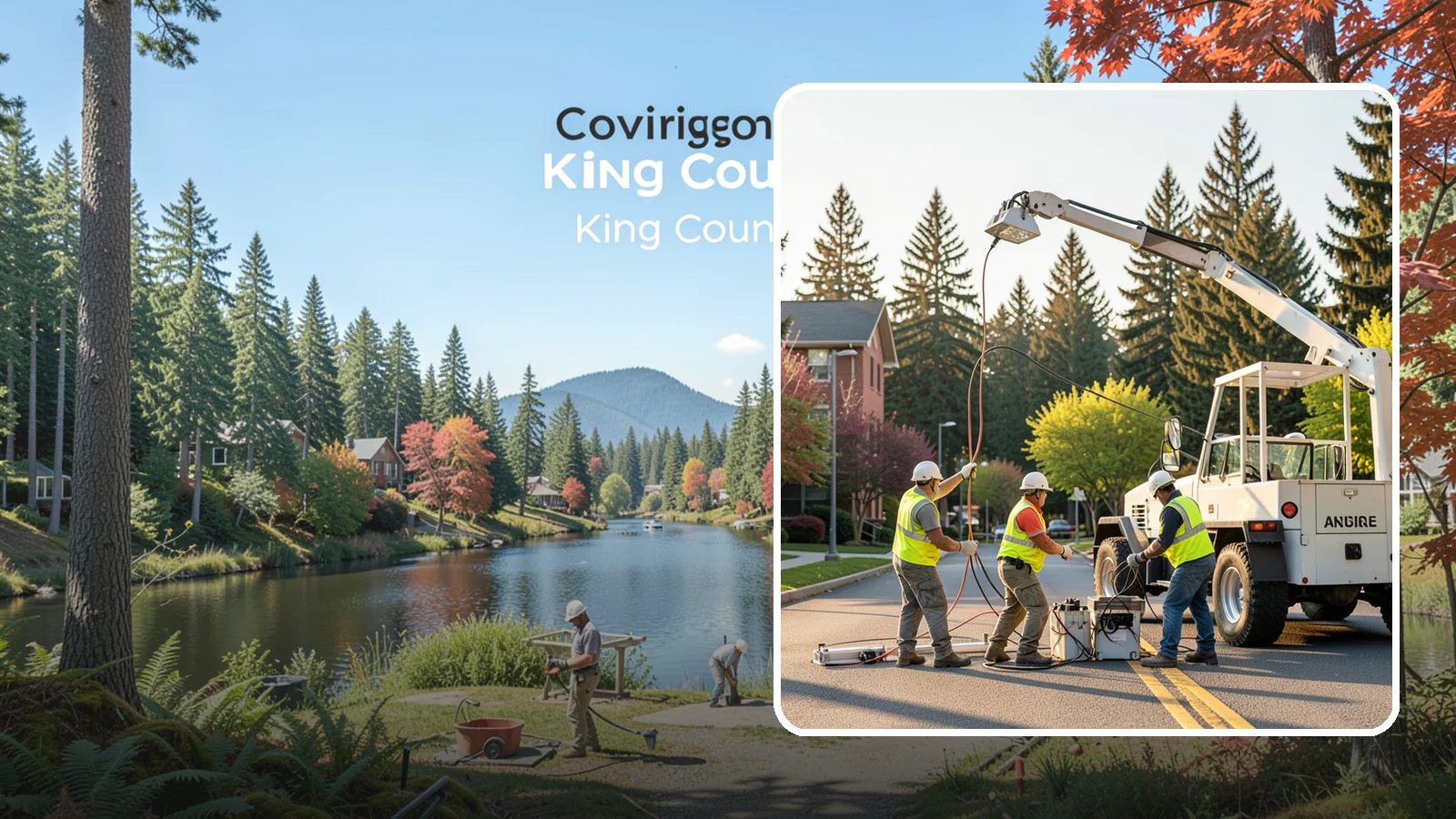Facility Lighting Retrofit in Covington, King County, WA - LED lighting retrofits that cut energy costs and improve light quality in public facilities.