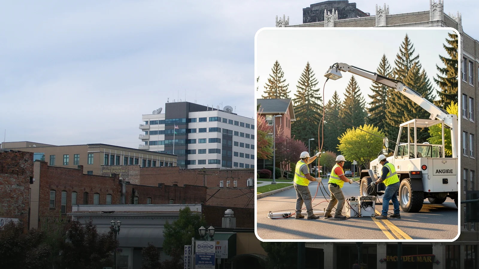Facility Lighting Retrofit in Everett, Snohomish County, WA - LED lighting retrofits that cut energy costs and improve light quality in public facilities.