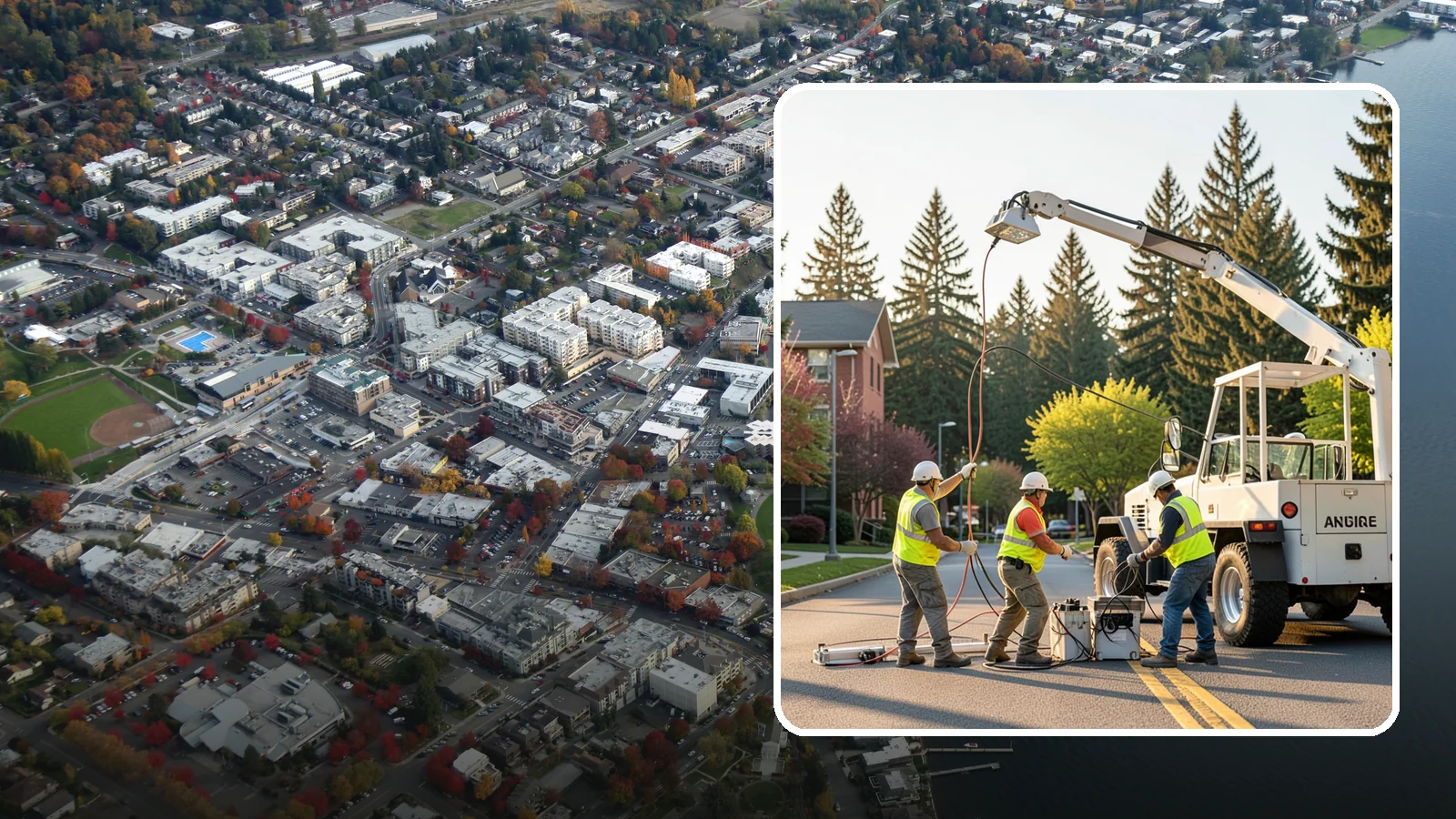 Facility Lighting Retrofit in Kirkland, King County, WA - LED lighting retrofits that cut energy costs and improve light quality in public facilities.