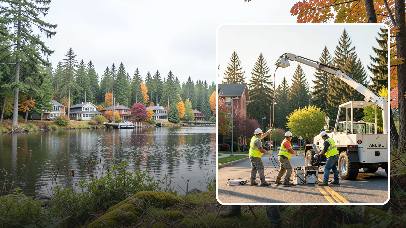 Facility Lighting Retrofit in La Conner, Skagit County, WA - LED lighting retrofits that cut energy costs and improve light quality in public facilities.