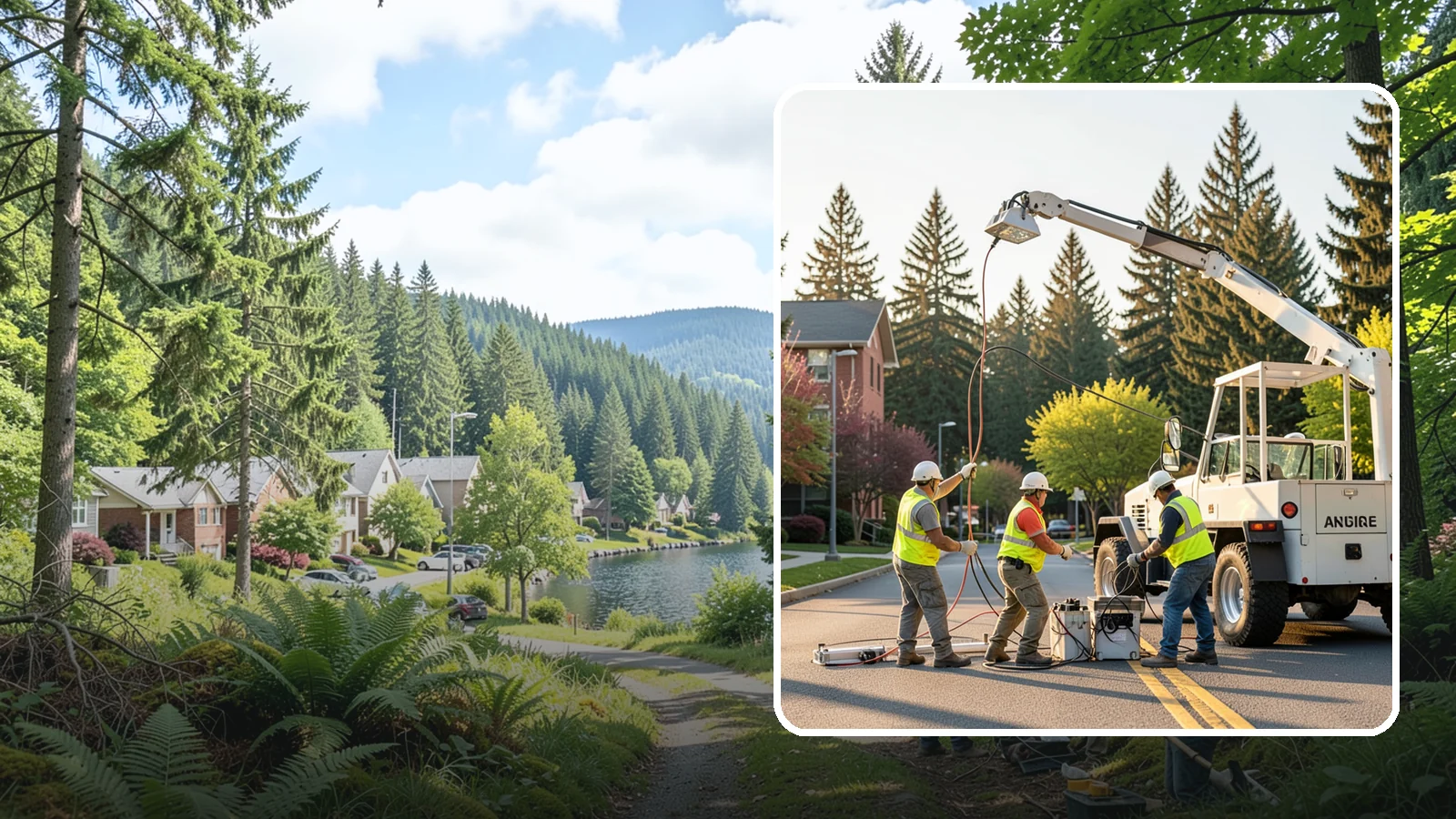 Facility Lighting Retrofit in Lake Forest Park, King County, WA - LED lighting retrofits that cut energy costs and improve light quality in public facilities.
