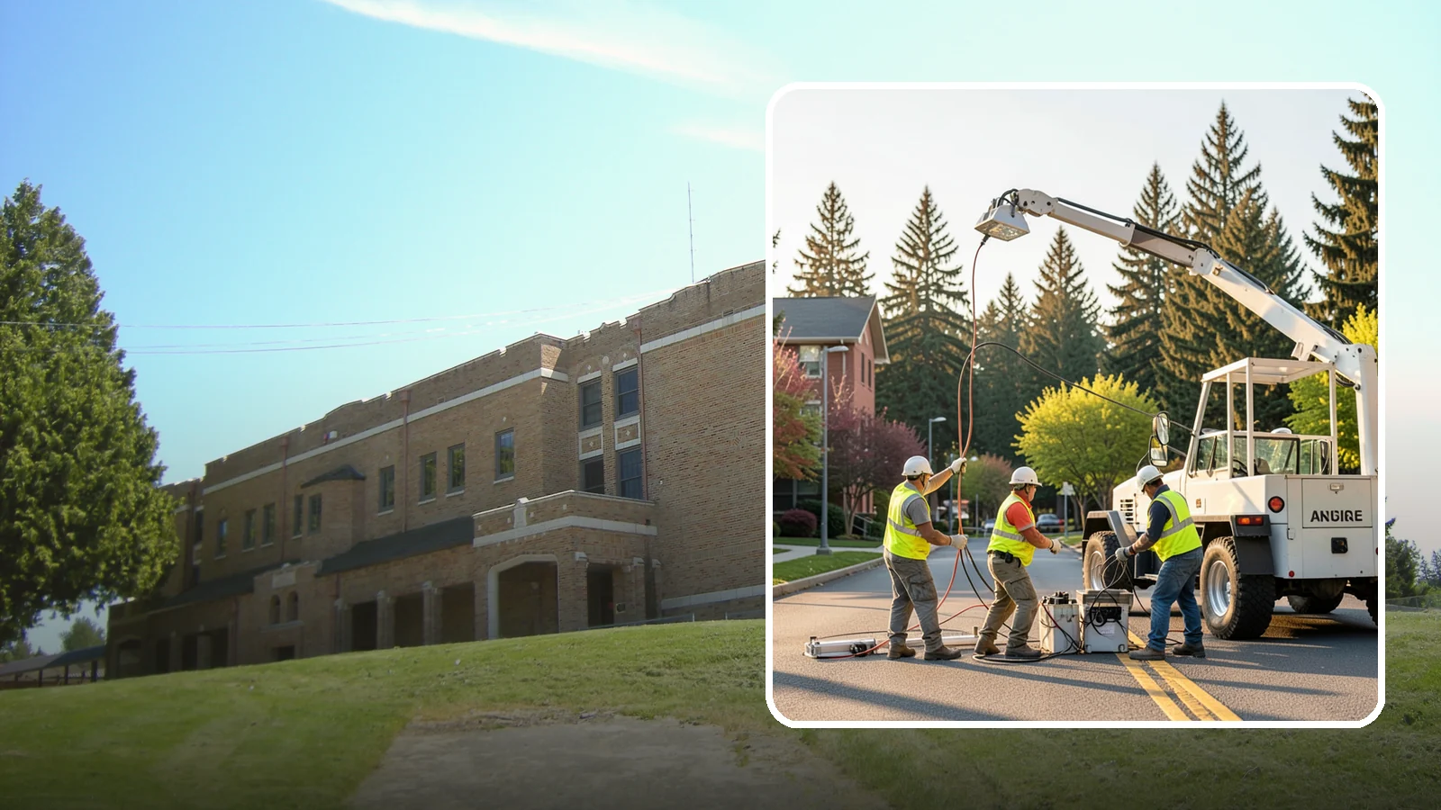 Facility Lighting Retrofit in Maple Valley, King County, WA - LED lighting retrofits that cut energy costs and improve light quality in public facilities.