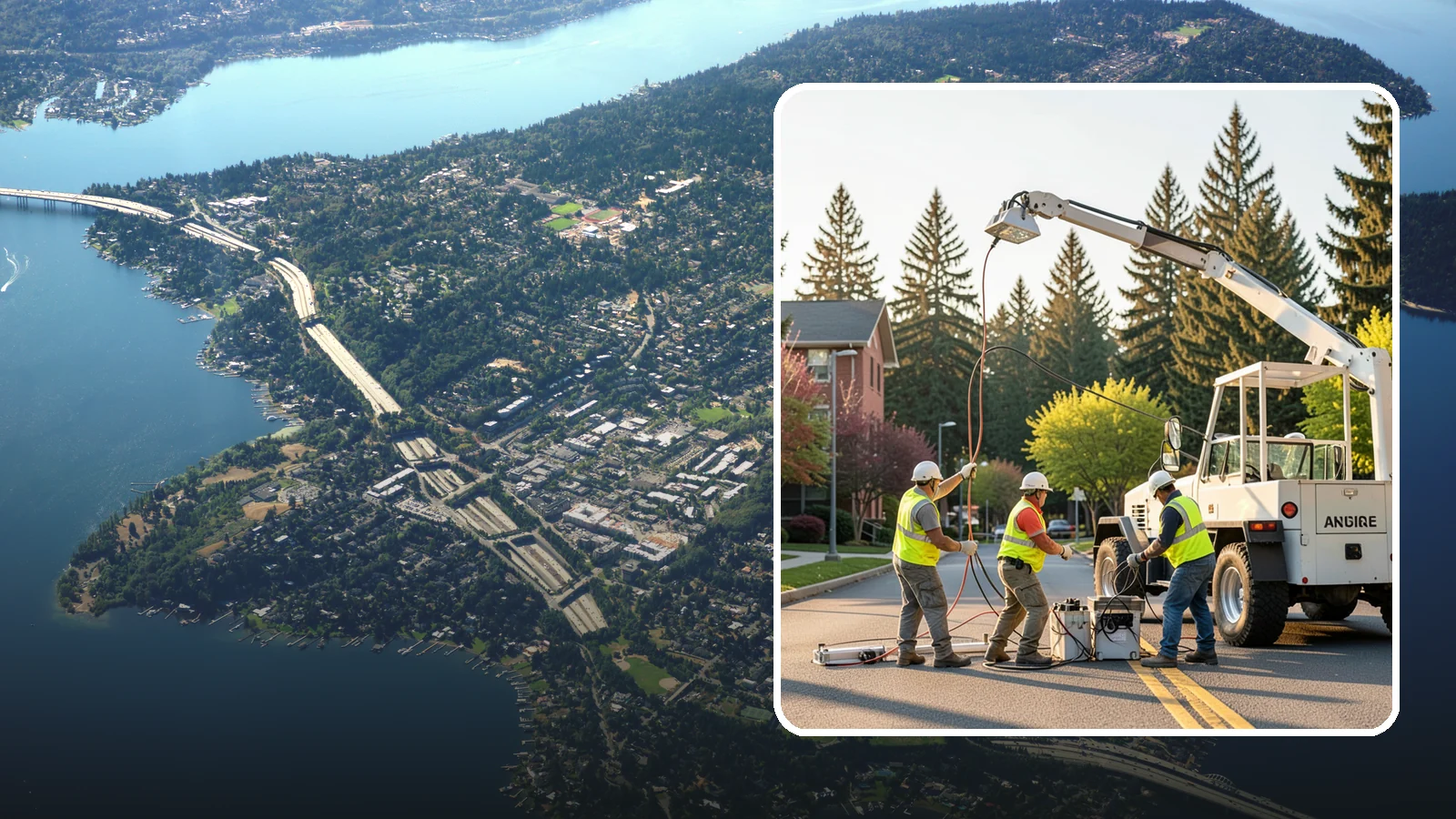 Facility Lighting Retrofit in Mercer Island, King County, WA - LED lighting retrofits that cut energy costs and improve light quality in public facilities.