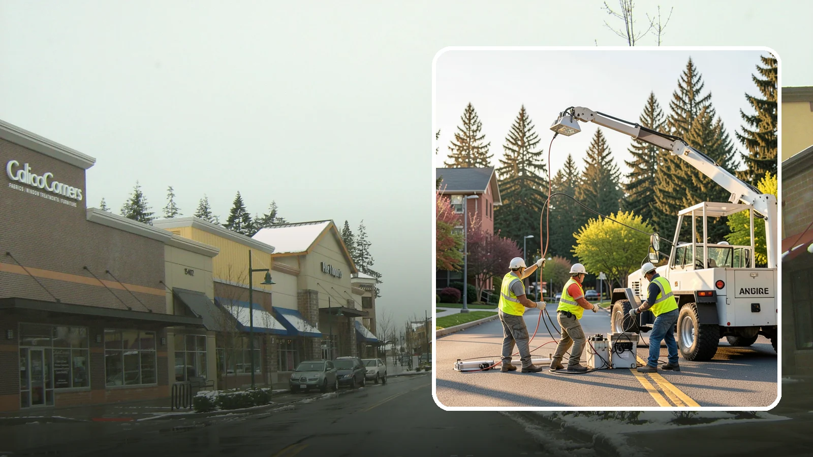 Facility Lighting Retrofit in Mill Creek, Snohomish County, WA - LED lighting retrofits that cut energy costs and improve light quality in public facilities.