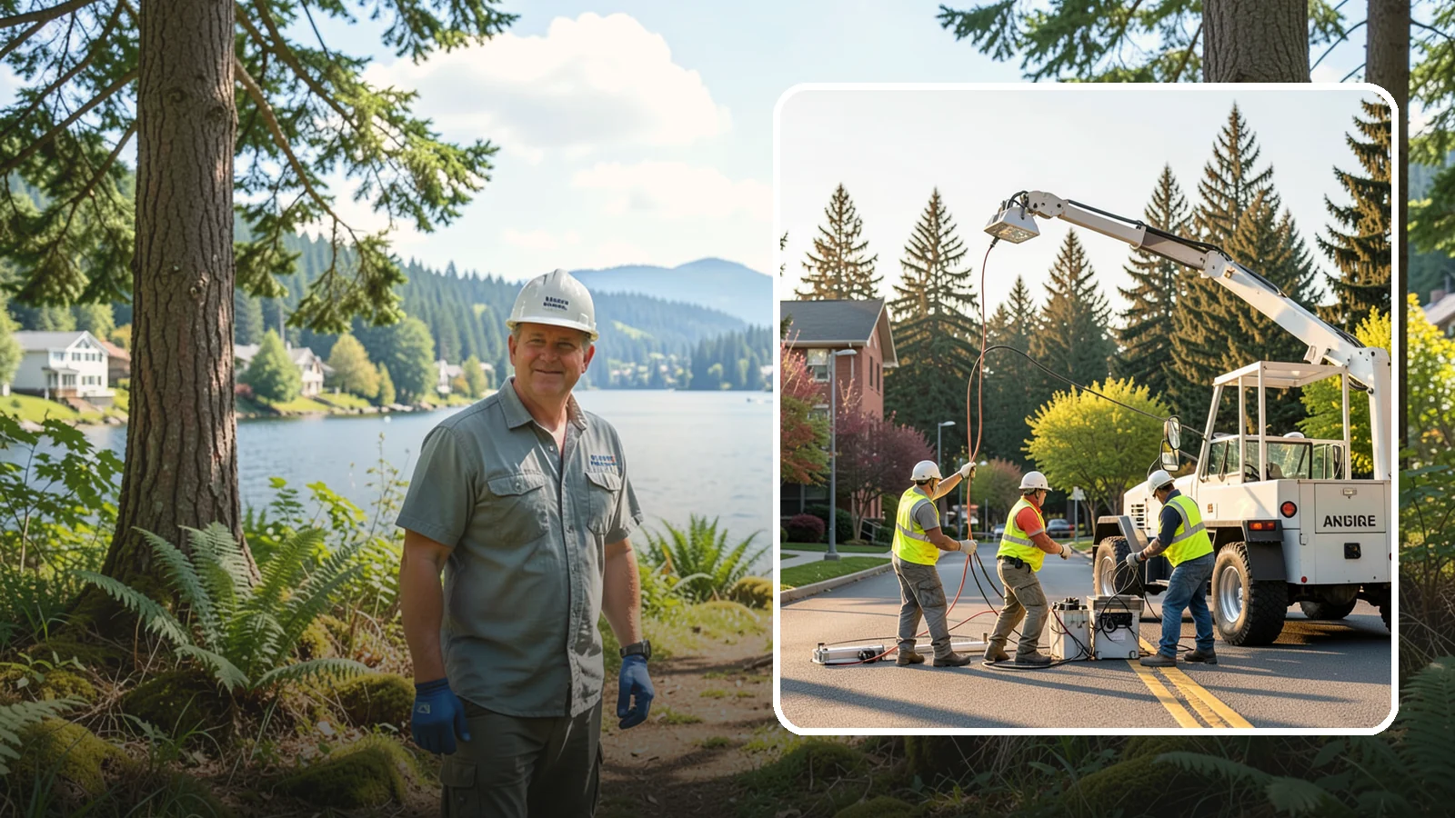Facility Lighting Retrofit in Milton, King County, WA - LED lighting retrofits that cut energy costs and improve light quality in public facilities.