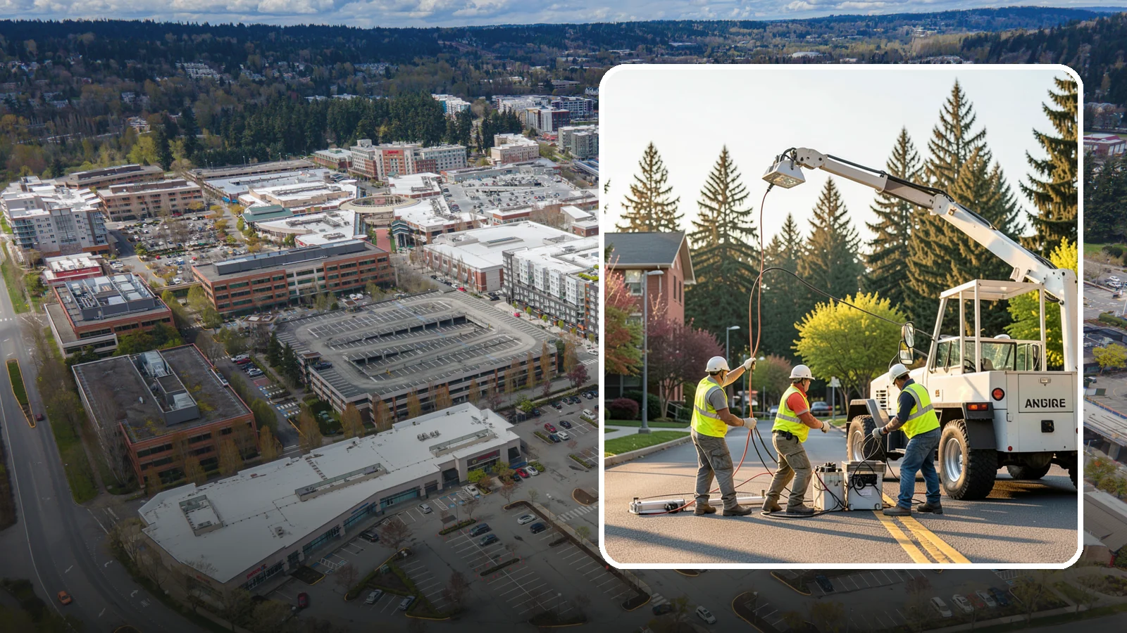 Facility Lighting Retrofit in Redmond, King County, WA - LED lighting retrofits that cut energy costs and improve light quality in public facilities.