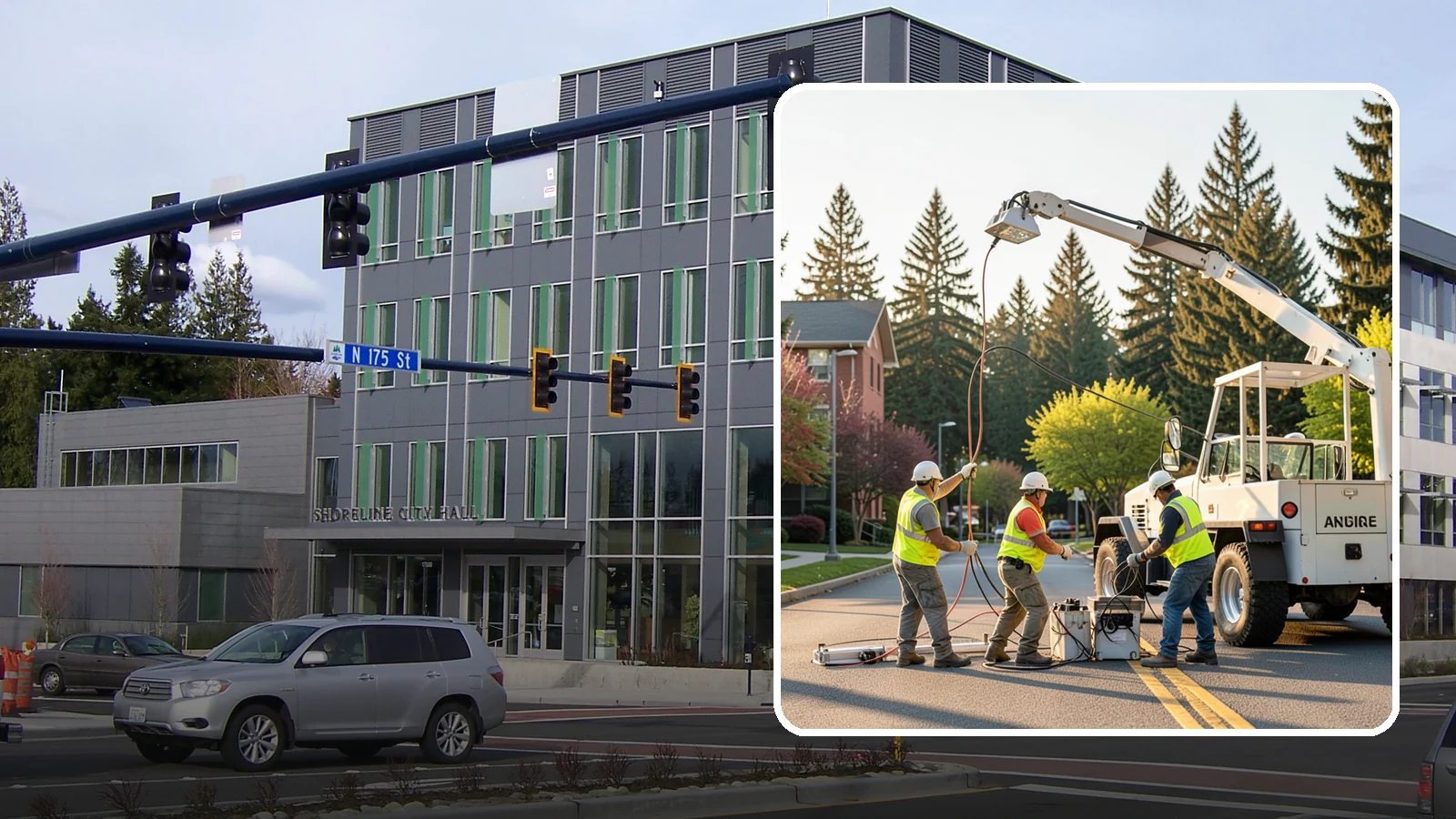 Facility Lighting Retrofit in Shoreline, King County, WA - LED lighting retrofits that cut energy costs and improve light quality in public facilities.