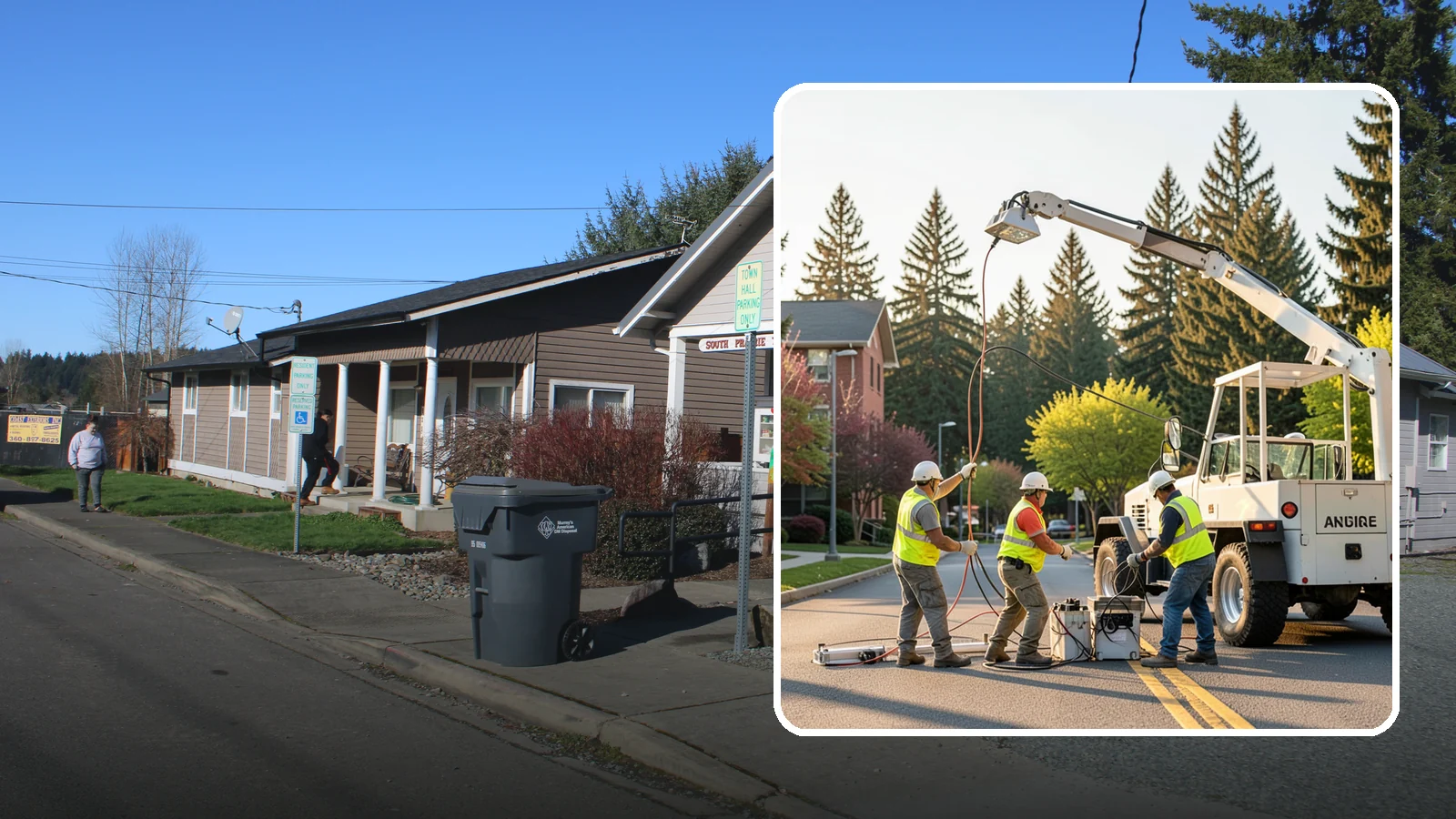 Facility Lighting Retrofit in South Prairie, Pierce County, WA - LED lighting retrofits that cut energy costs and improve light quality in public facilities.