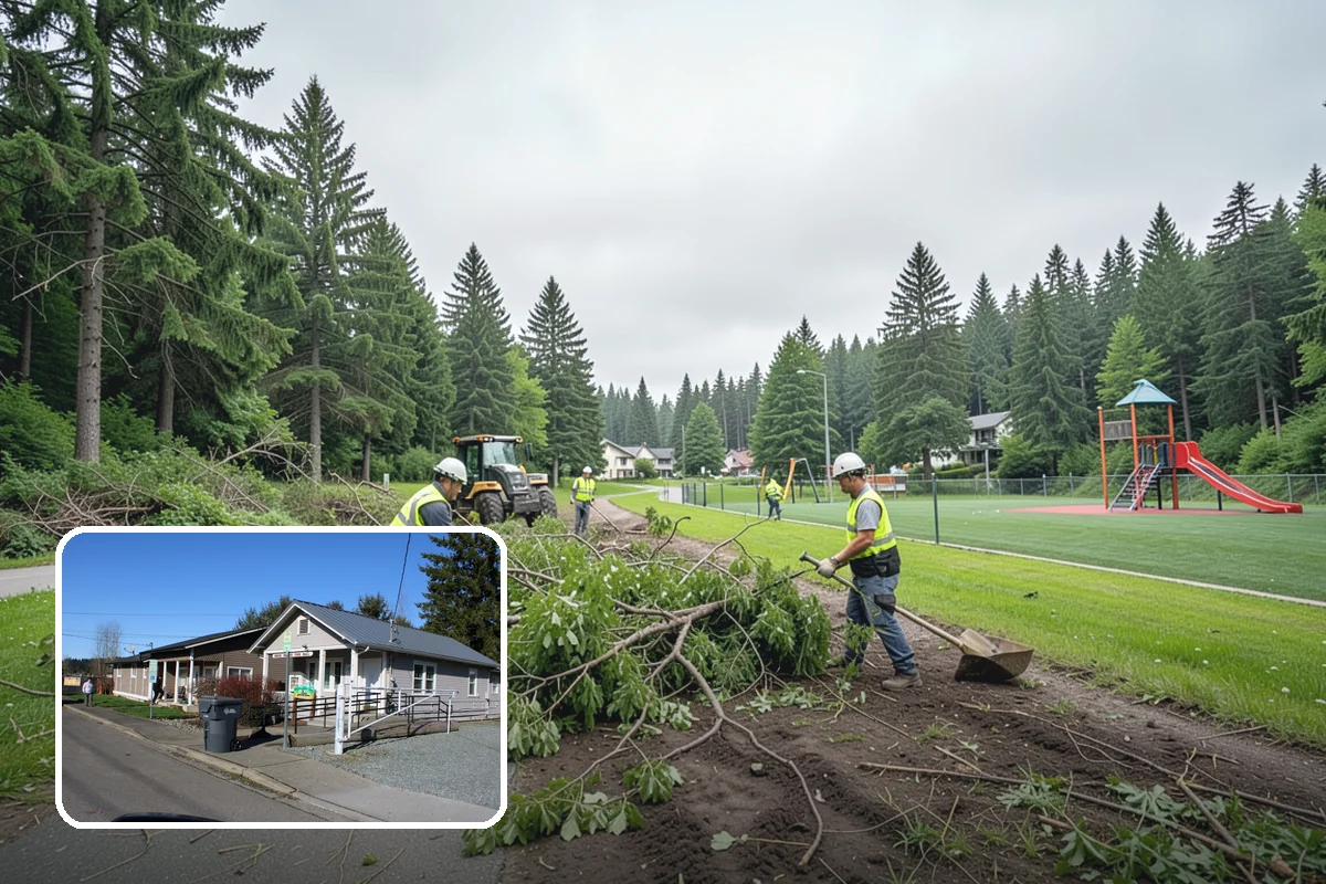 Facility Lighting Retrofit in South Prairie, Pierce County, WA - Lowers energy and maintenance costs