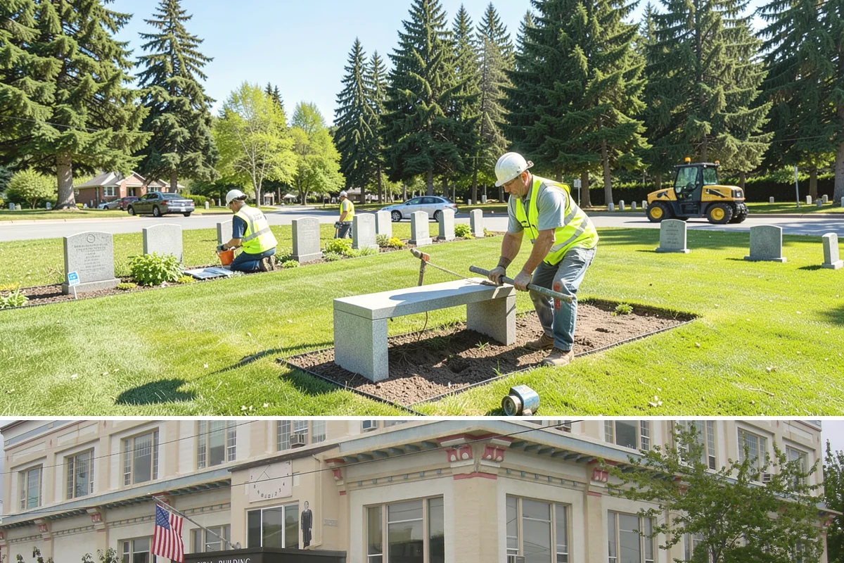 Facility Pressure Washing in Anacortes, Skagit County, WA - Spring and early summer cleaning removes the moss and algae accumulated through the wet Northwest winter.