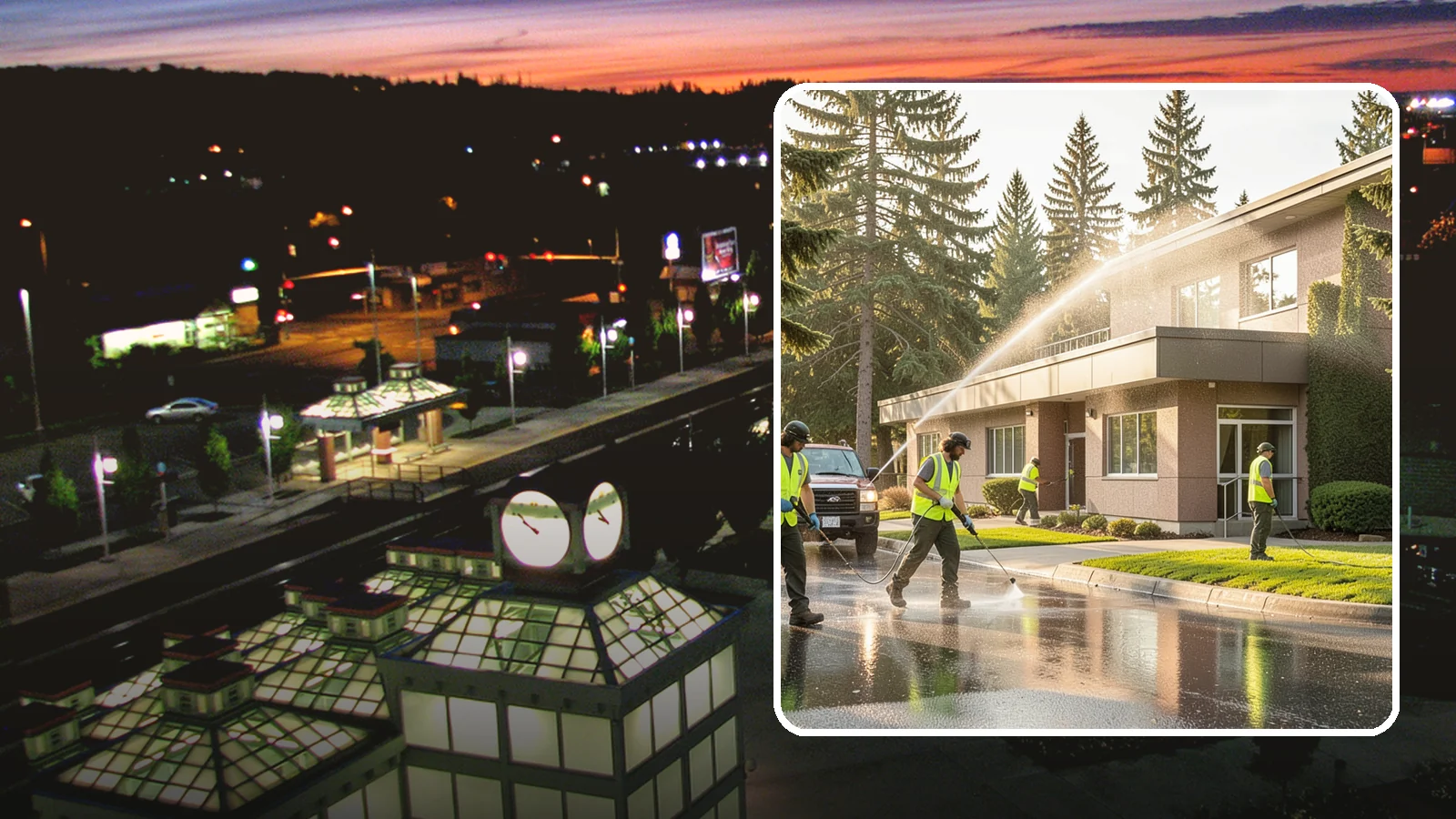 Facility Pressure Washing in Auburn, King County, WA - Remove moss, grime, and buildup from facility exteriors and hardscapes to protect surfaces and public safety.