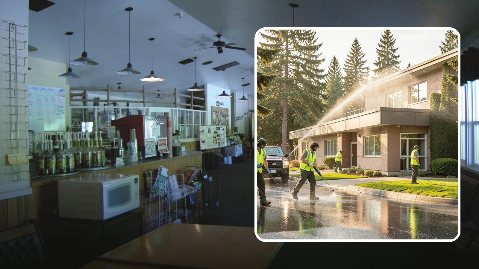 Facility Pressure Washing in Black Diamond, King County, WA - Remove moss, grime, and buildup from facility exteriors and hardscapes to protect surfaces and public safety.