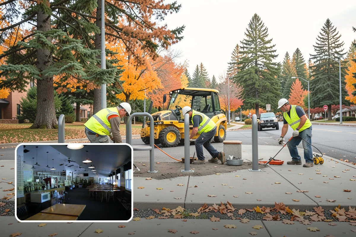 Facility Pressure Washing in Black Diamond, King County, WA - Removes slip-hazard moss and algae from walkways and entries