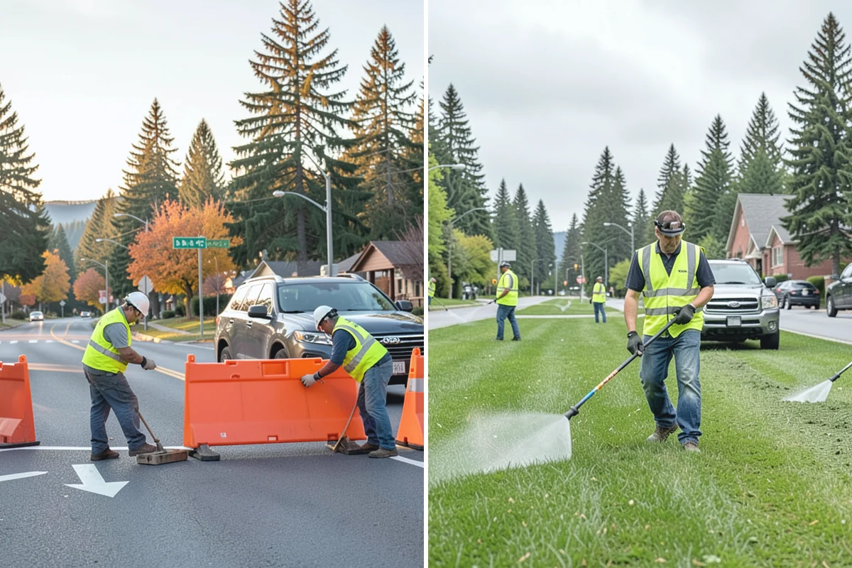 Facility Pressure Washing in Bonney Lake, Pierce County, WA - Surface assessment and pressure and method selection