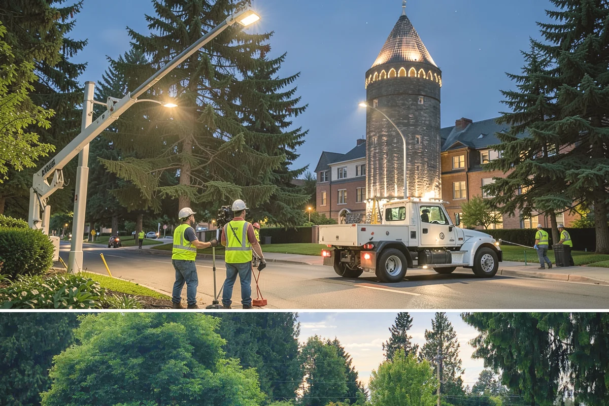 Facility Pressure Washing in Bonney Lake, Pierce County, WA - Spring and early summer cleaning removes the moss and algae accumulated through the wet Northwest winter.