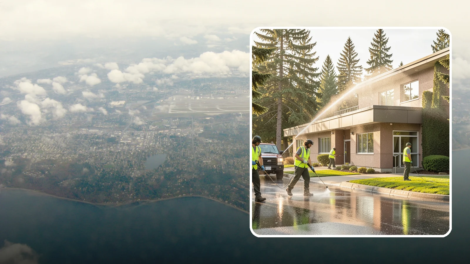 Facility Pressure Washing in Burien, King County, WA - Remove moss, grime, and buildup from facility exteriors and hardscapes to protect surfaces and public safety.