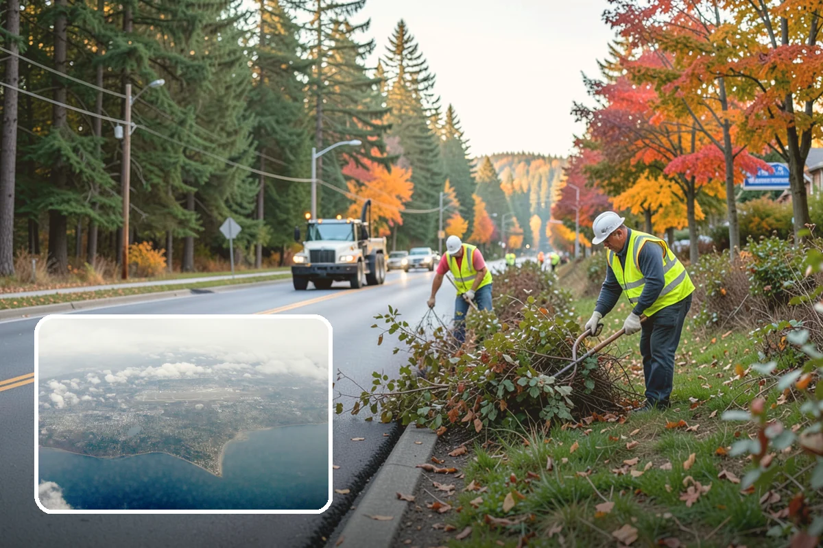Facility Pressure Washing in Burien, King County, WA - Removes slip-hazard moss and algae from walkways and entries
