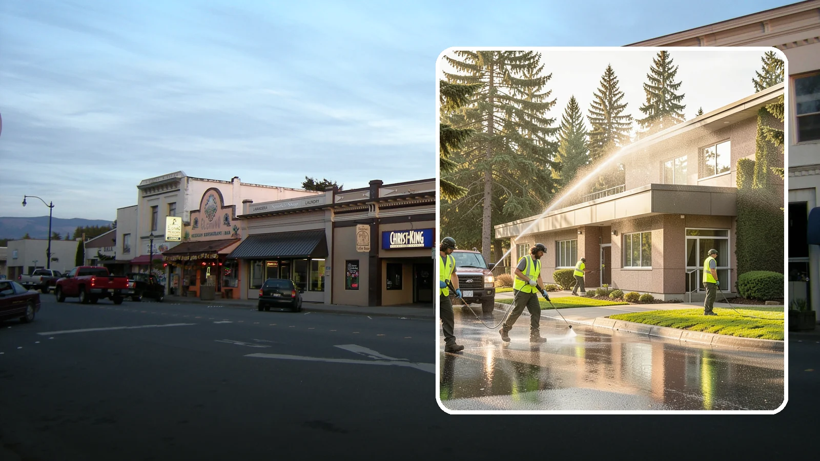 Facility Pressure Washing in Burlington, Skagit County, WA - Remove moss, grime, and buildup from facility exteriors and hardscapes to protect surfaces and public safety.