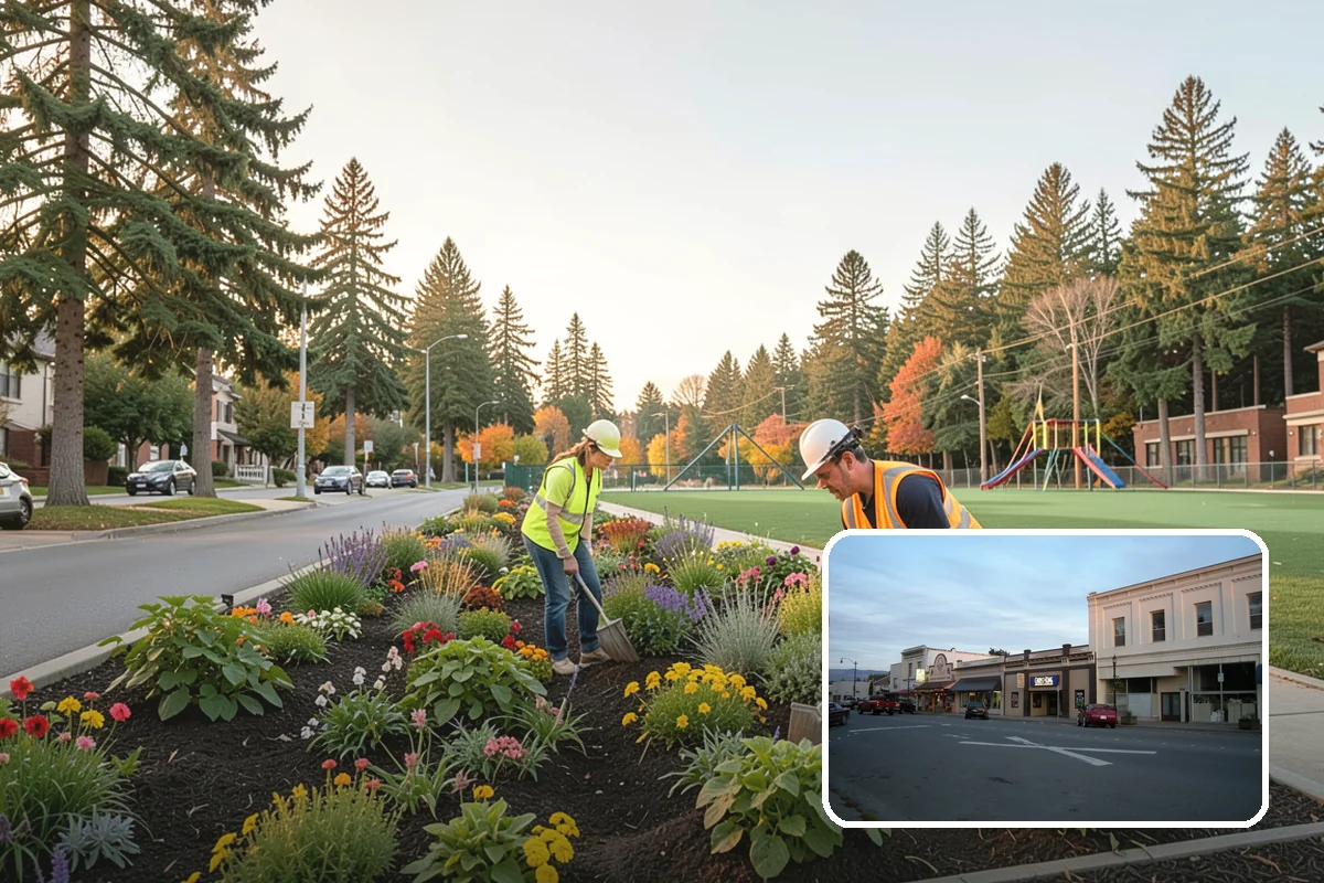 Facility Pressure Washing in Burlington, Skagit County, WA - Removes slip-hazard moss and algae from walkways and entries