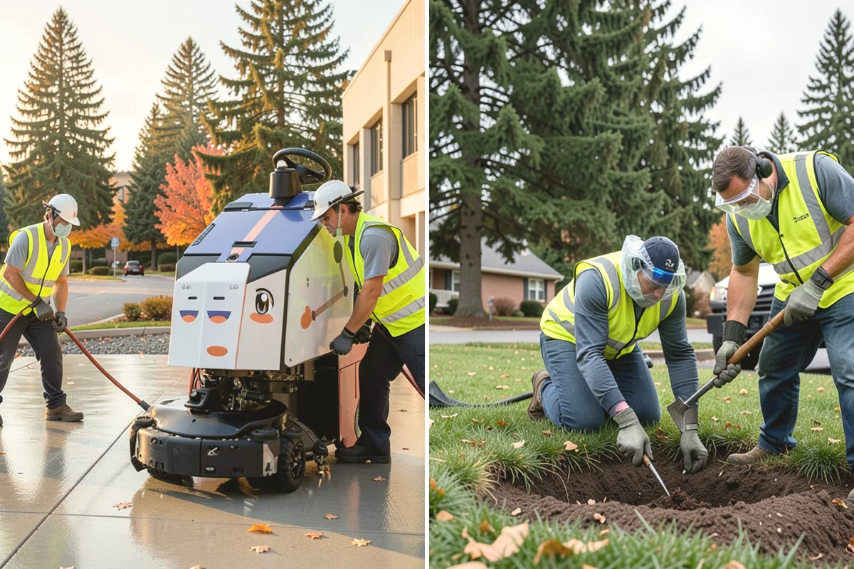 Facility Pressure Washing in Burlington, Skagit County, WA - Surface assessment and pressure and method selection
