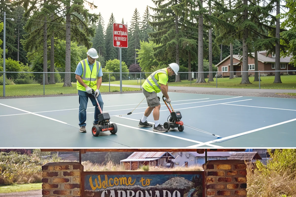 Facility Pressure Washing in Carbonado, Pierce County, WA - Spring and early summer cleaning removes the moss and algae accumulated through the wet Northwest winter.