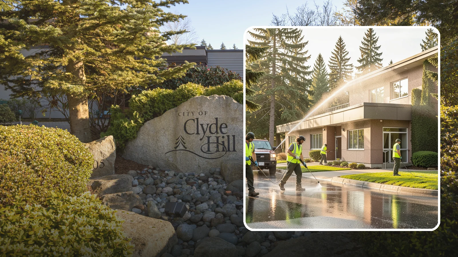 Facility Pressure Washing in Clyde Hill, King County, WA - Remove moss, grime, and buildup from facility exteriors and hardscapes to protect surfaces and public safety.