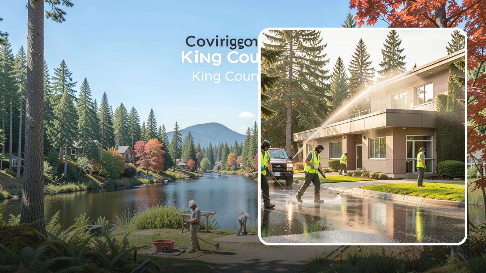 Facility Pressure Washing in Covington, King County, WA - Remove moss, grime, and buildup from facility exteriors and hardscapes to protect surfaces and public safety.
