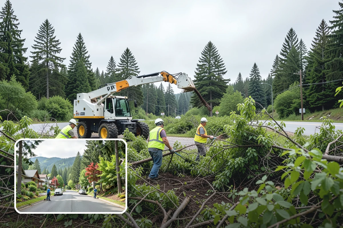 Facility Pressure Washing in Darrington, Snohomish County, WA - Removes slip-hazard moss and algae from walkways and entries