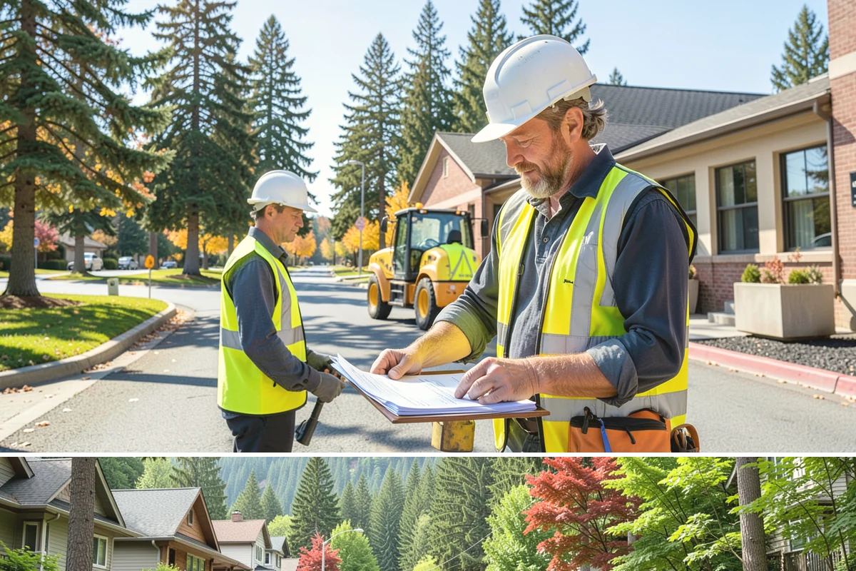 Facility Pressure Washing in Darrington, Snohomish County, WA - Spring and early summer cleaning removes the moss and algae accumulated through the wet Northwest winter.