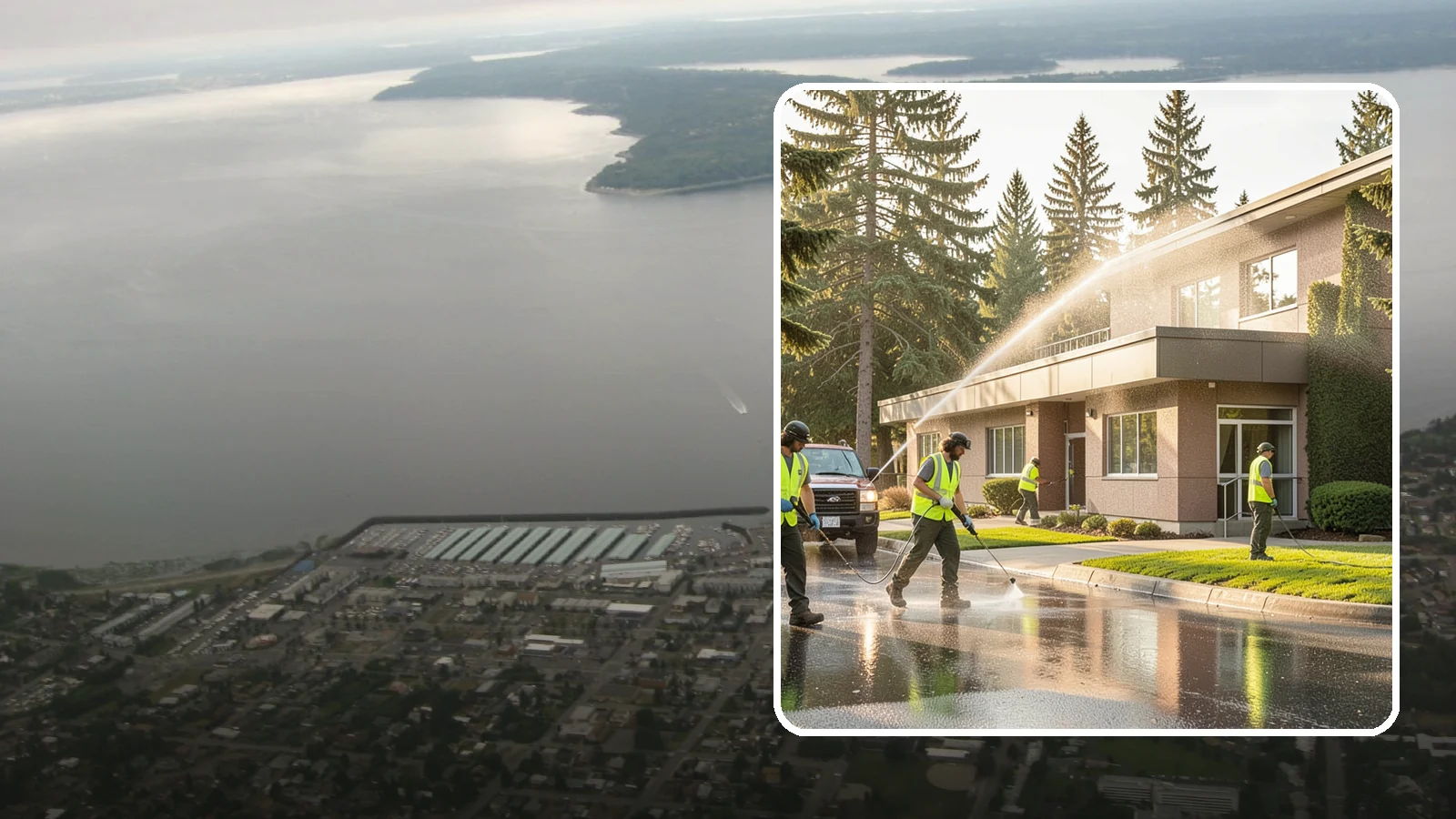 Facility Pressure Washing in Des Moines, King County, WA - Remove moss, grime, and buildup from facility exteriors and hardscapes to protect surfaces and public safety.