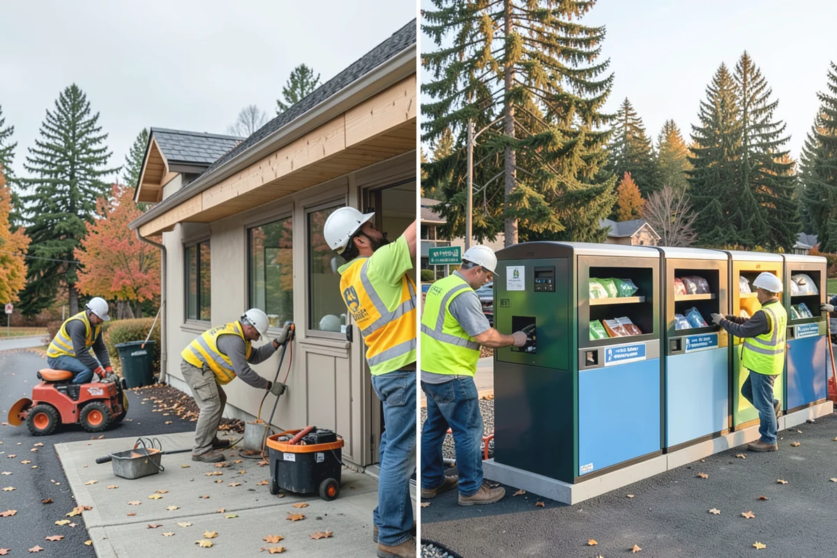 Facility Pressure Washing in Des Moines, King County, WA - Surface assessment and pressure and method selection