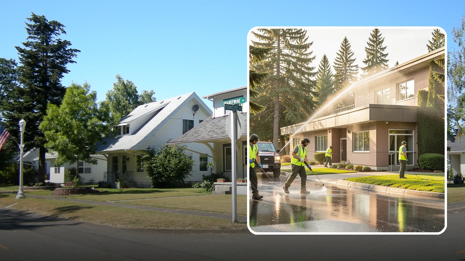 Facility Pressure Washing in DuPont, Pierce County, WA - Remove moss, grime, and buildup from facility exteriors and hardscapes to protect surfaces and public safety.