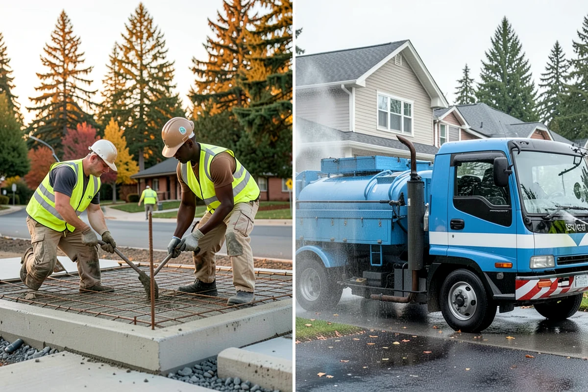 Facility Pressure Washing in DuPont, Pierce County, WA - Surface assessment and pressure and method selection