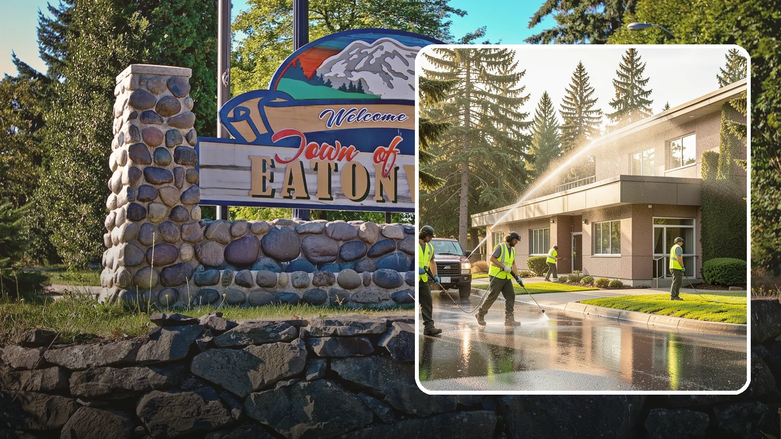 Facility Pressure Washing in Eatonville, Pierce County, WA - Remove moss, grime, and buildup from facility exteriors and hardscapes to protect surfaces and public safety.