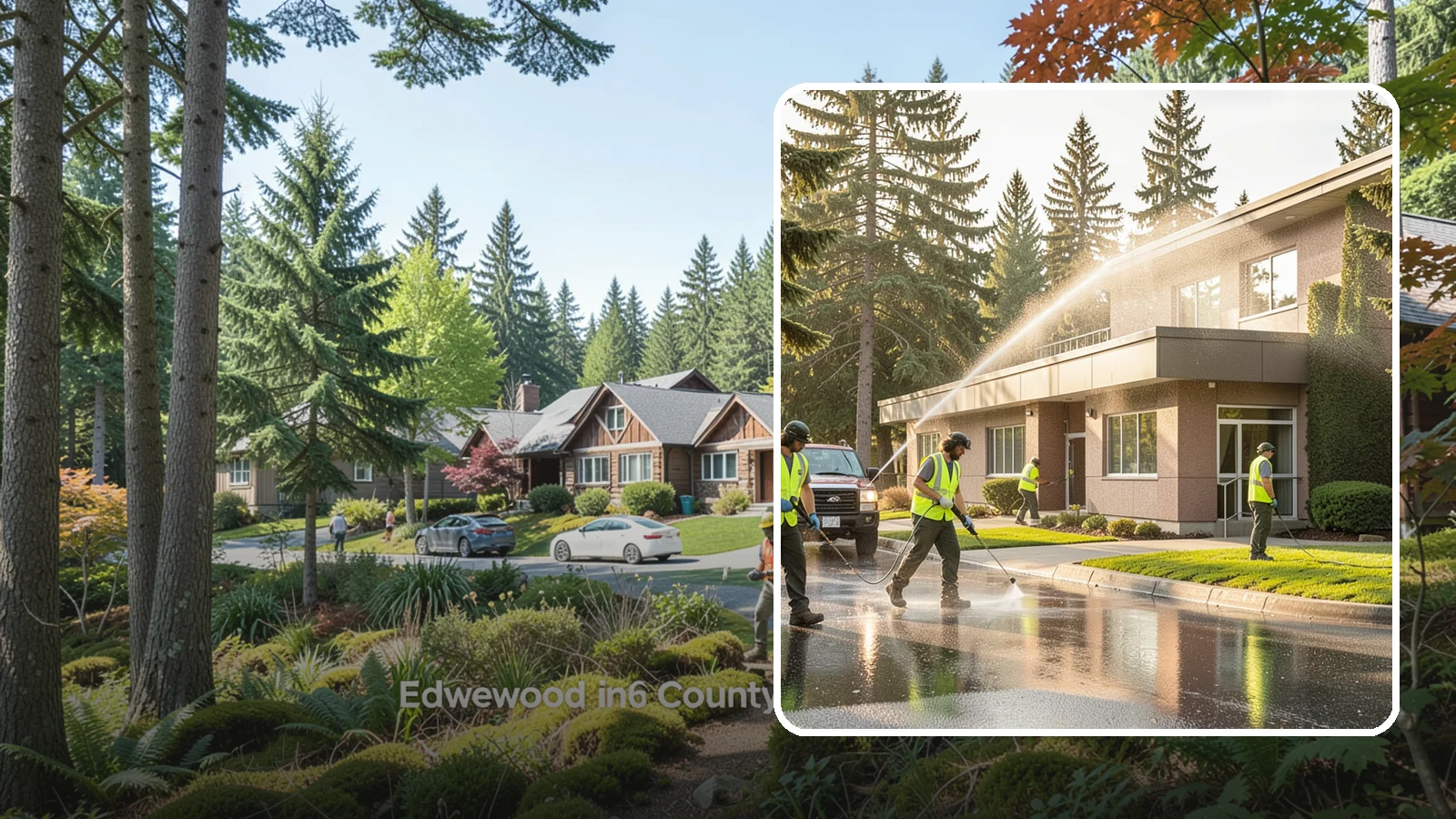 Facility Pressure Washing in Edgewood, Pierce County, WA - Remove moss, grime, and buildup from facility exteriors and hardscapes to protect surfaces and public safety.
