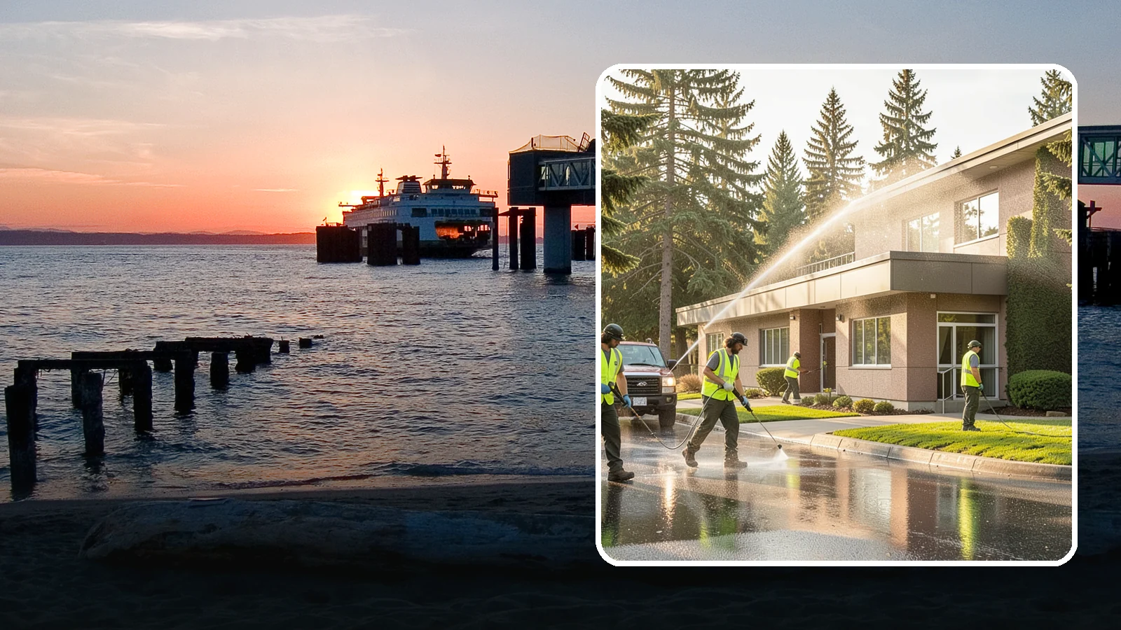 Facility Pressure Washing in Edmonds, Snohomish County, WA - Remove moss, grime, and buildup from facility exteriors and hardscapes to protect surfaces and public safety.