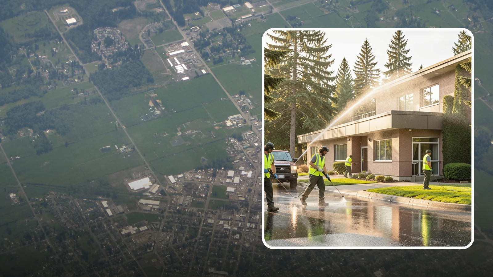Facility Pressure Washing in Enumclaw, King County, WA - Remove moss, grime, and buildup from facility exteriors and hardscapes to protect surfaces and public safety.