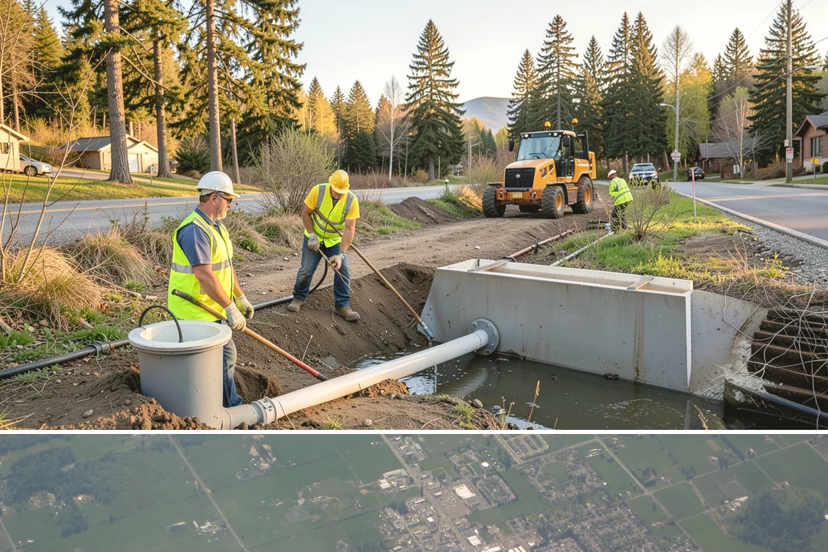 Facility Pressure Washing in Enumclaw, King County, WA - Spring and early summer cleaning removes the moss and algae accumulated through the wet Northwest winter.