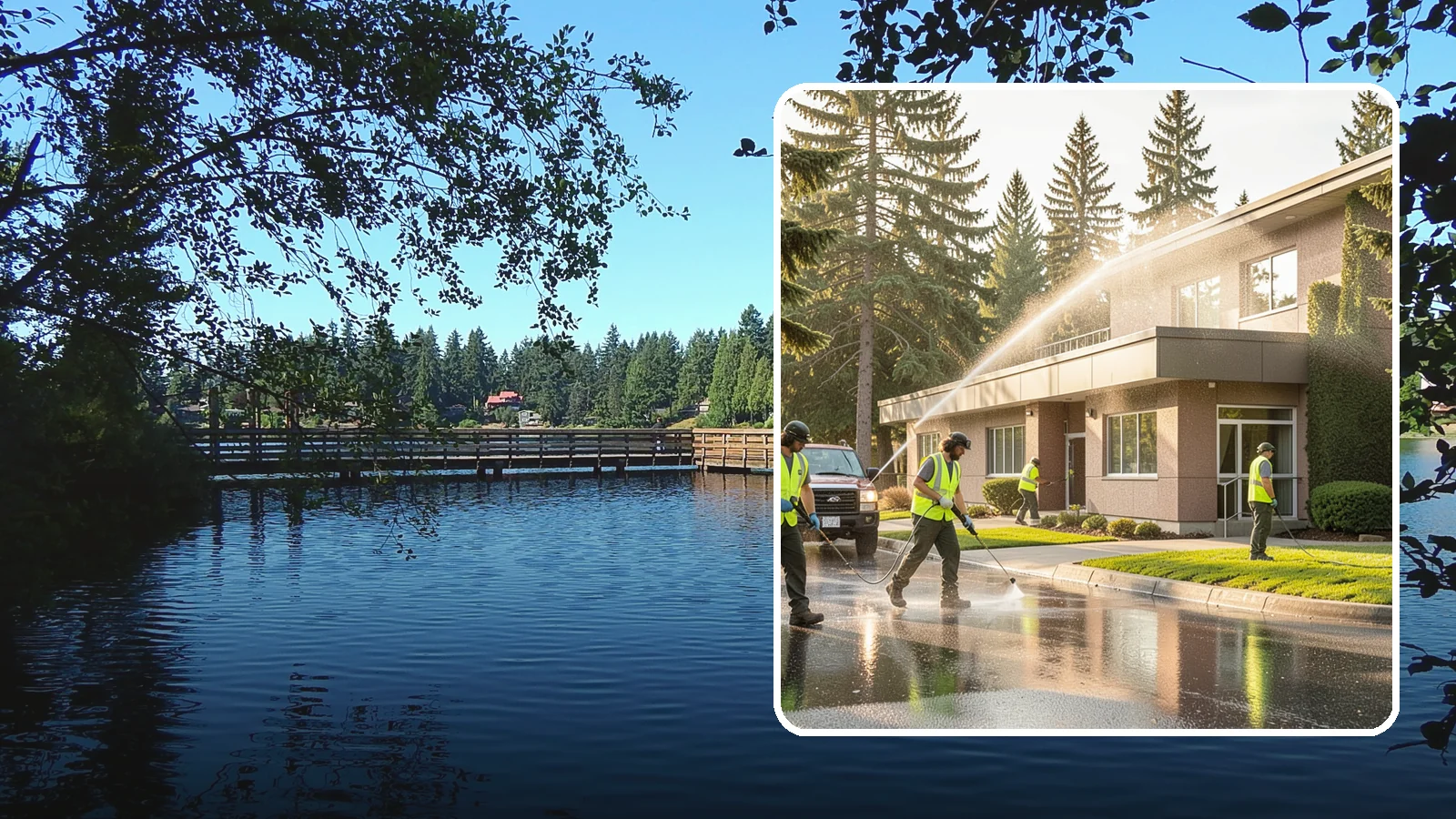 Facility Pressure Washing in Federal Way, King County, WA - Remove moss, grime, and buildup from facility exteriors and hardscapes to protect surfaces and public safety.