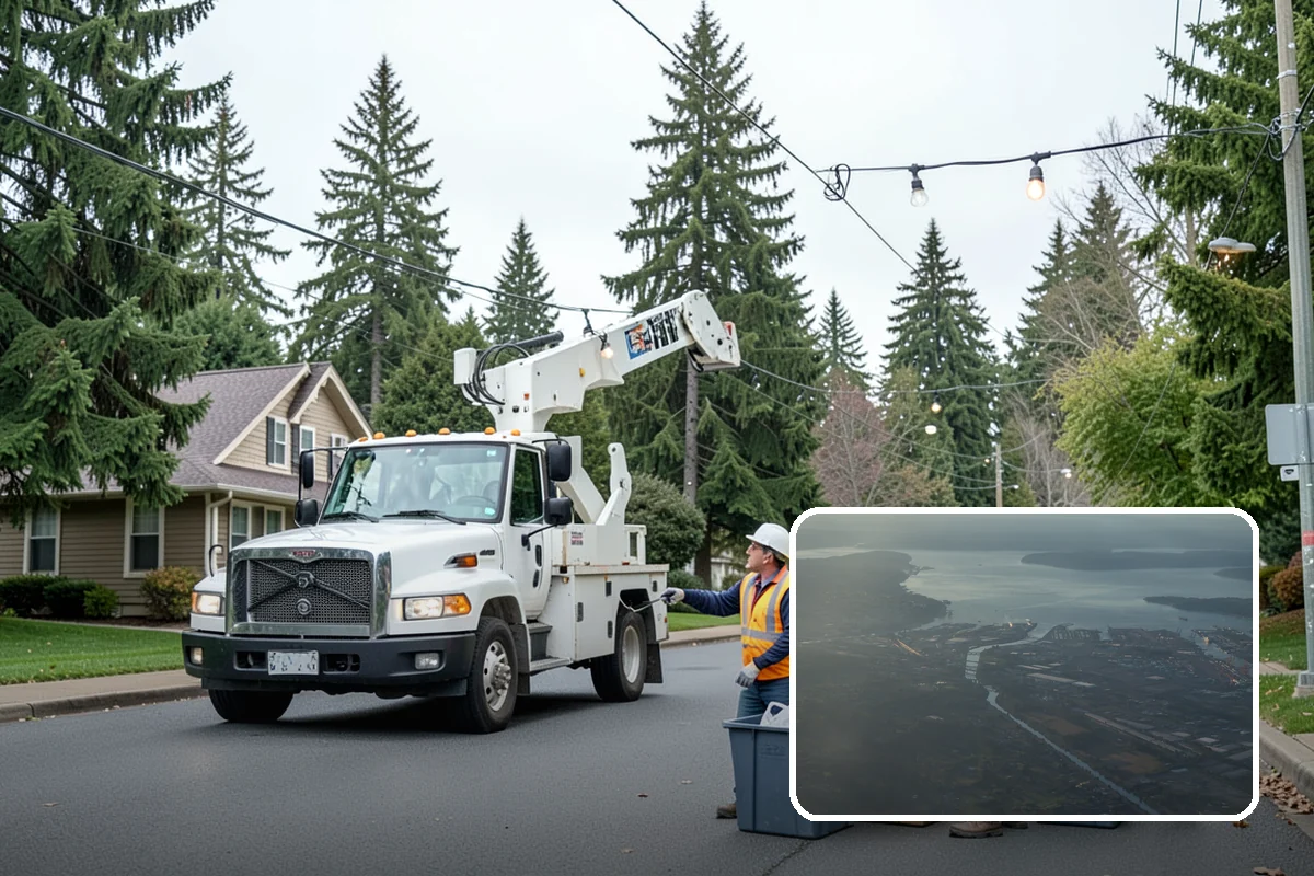 Facility Pressure Washing in Fife, Pierce County, WA - Removes slip-hazard moss and algae from walkways and entries
