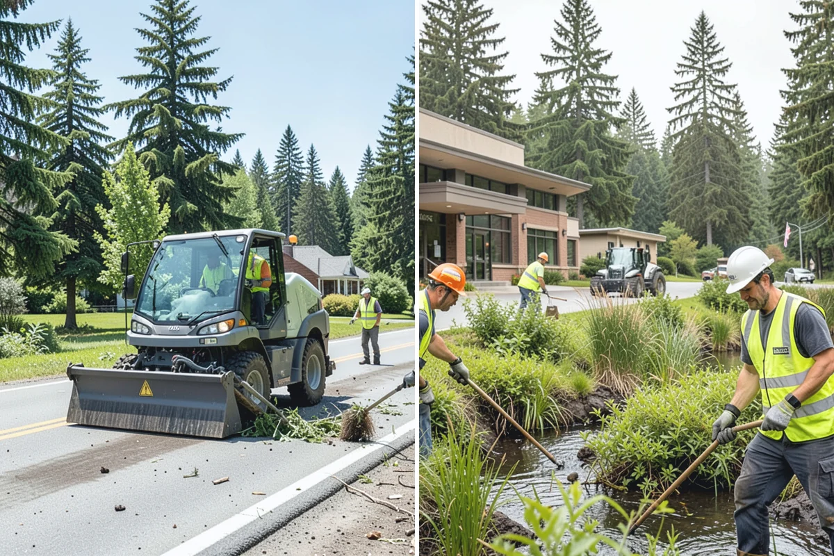 Facility Pressure Washing in Granite Falls, Snohomish County, WA - Surface assessment and pressure and method selection