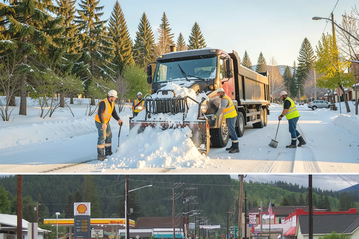 Facility Pressure Washing in Granite Falls, Snohomish County, WA - Spring and early summer cleaning removes the moss and algae accumulated through the wet Northwest winter.