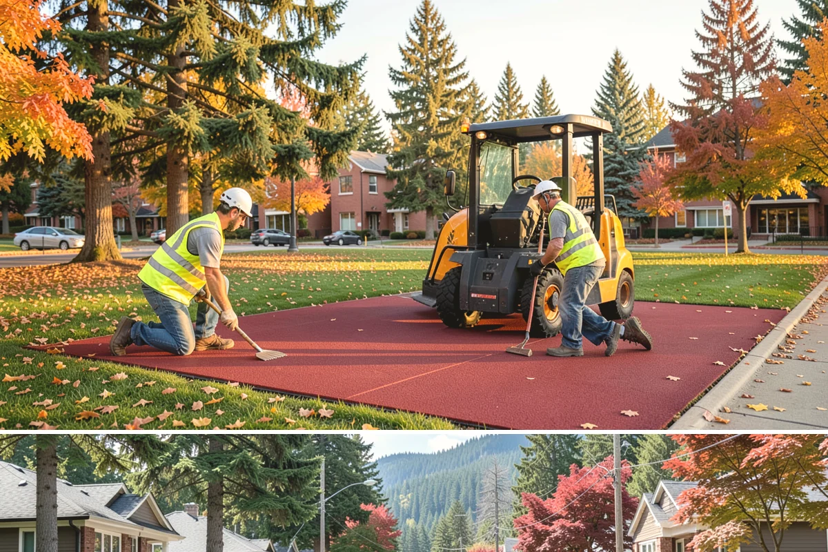 Facility Pressure Washing in Hunts Point, King County, WA - Spring and early summer cleaning removes the moss and algae accumulated through the wet Northwest winter.