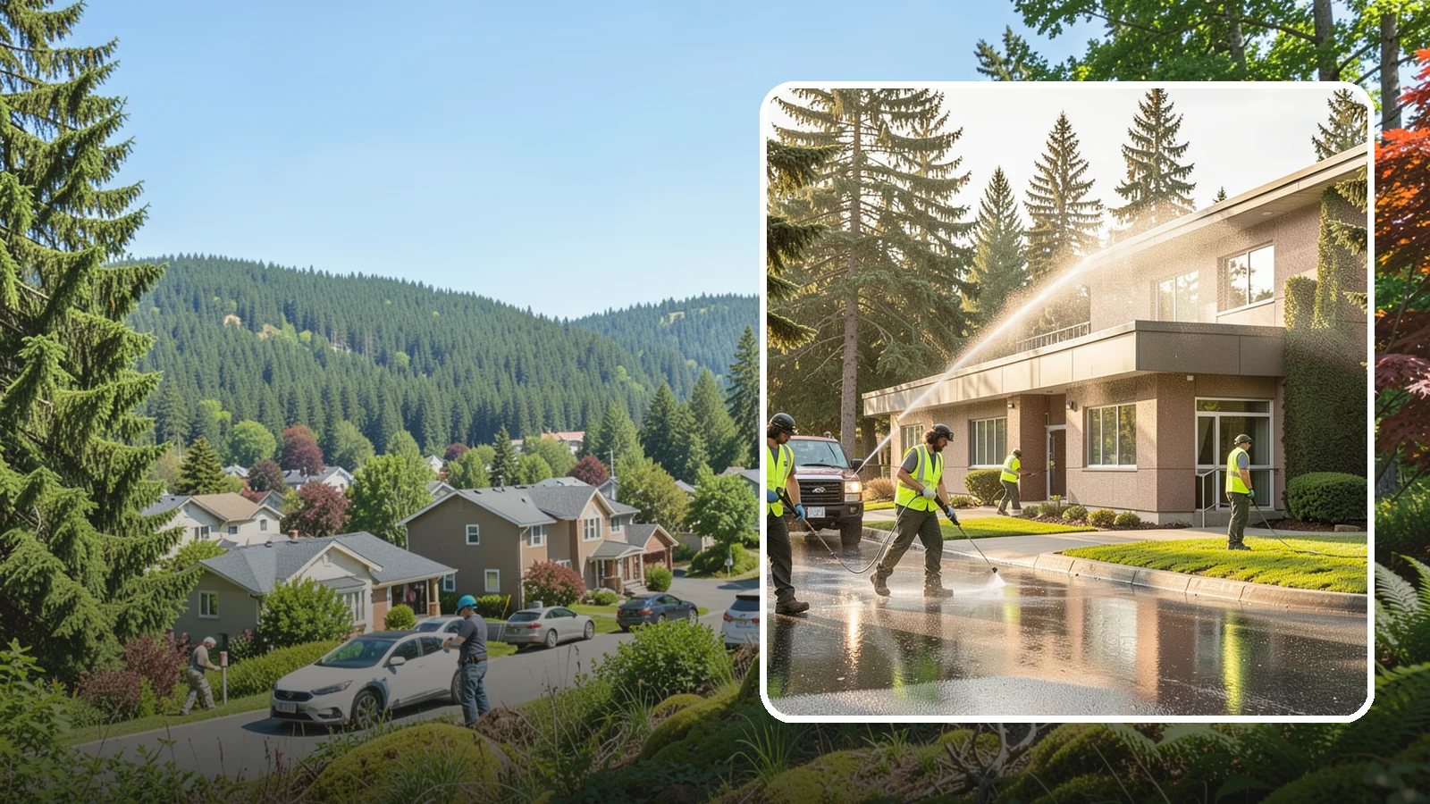 Facility Pressure Washing in Index, Snohomish County, WA - Remove moss, grime, and buildup from facility exteriors and hardscapes to protect surfaces and public safety.