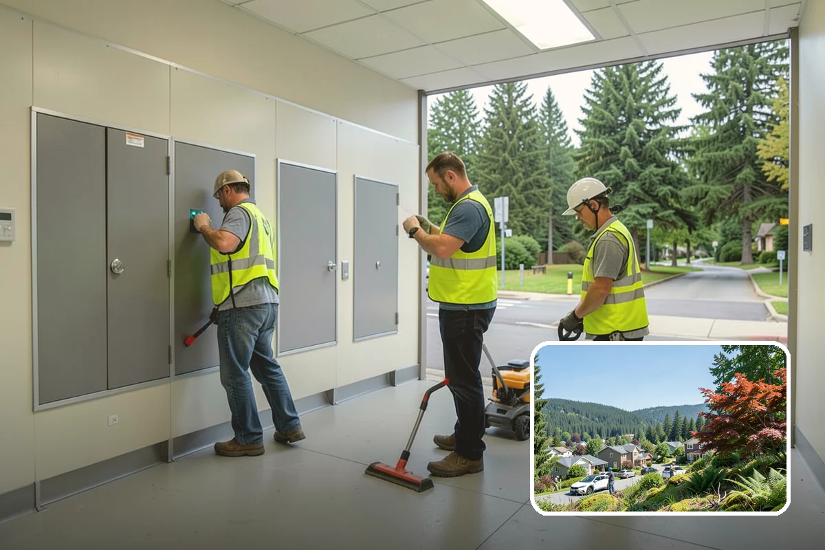 Facility Pressure Washing in Index, Snohomish County, WA - Removes slip-hazard moss and algae from walkways and entries
