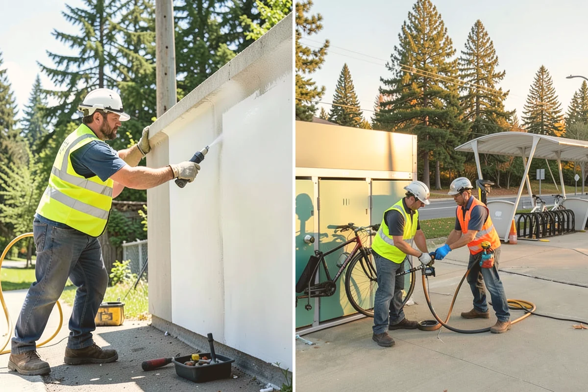 Facility Pressure Washing in Index, Snohomish County, WA - Surface assessment and pressure and method selection