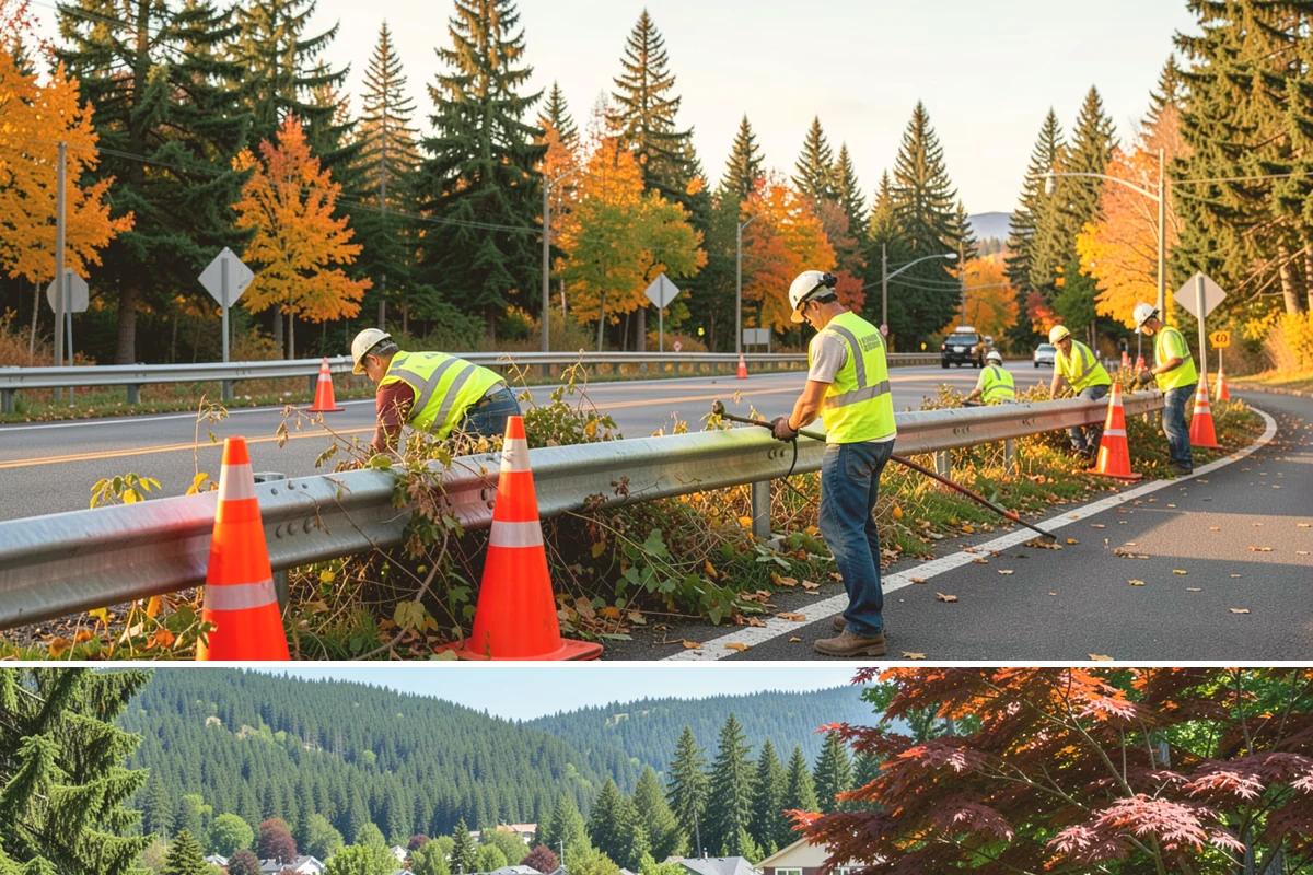 Facility Pressure Washing in Index, Snohomish County, WA - Spring and early summer cleaning removes the moss and algae accumulated through the wet Northwest winter.