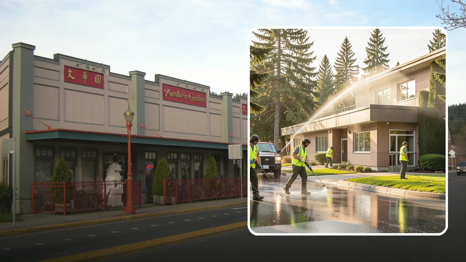 Facility Pressure Washing in Issaquah, King County, WA - Remove moss, grime, and buildup from facility exteriors and hardscapes to protect surfaces and public safety.
