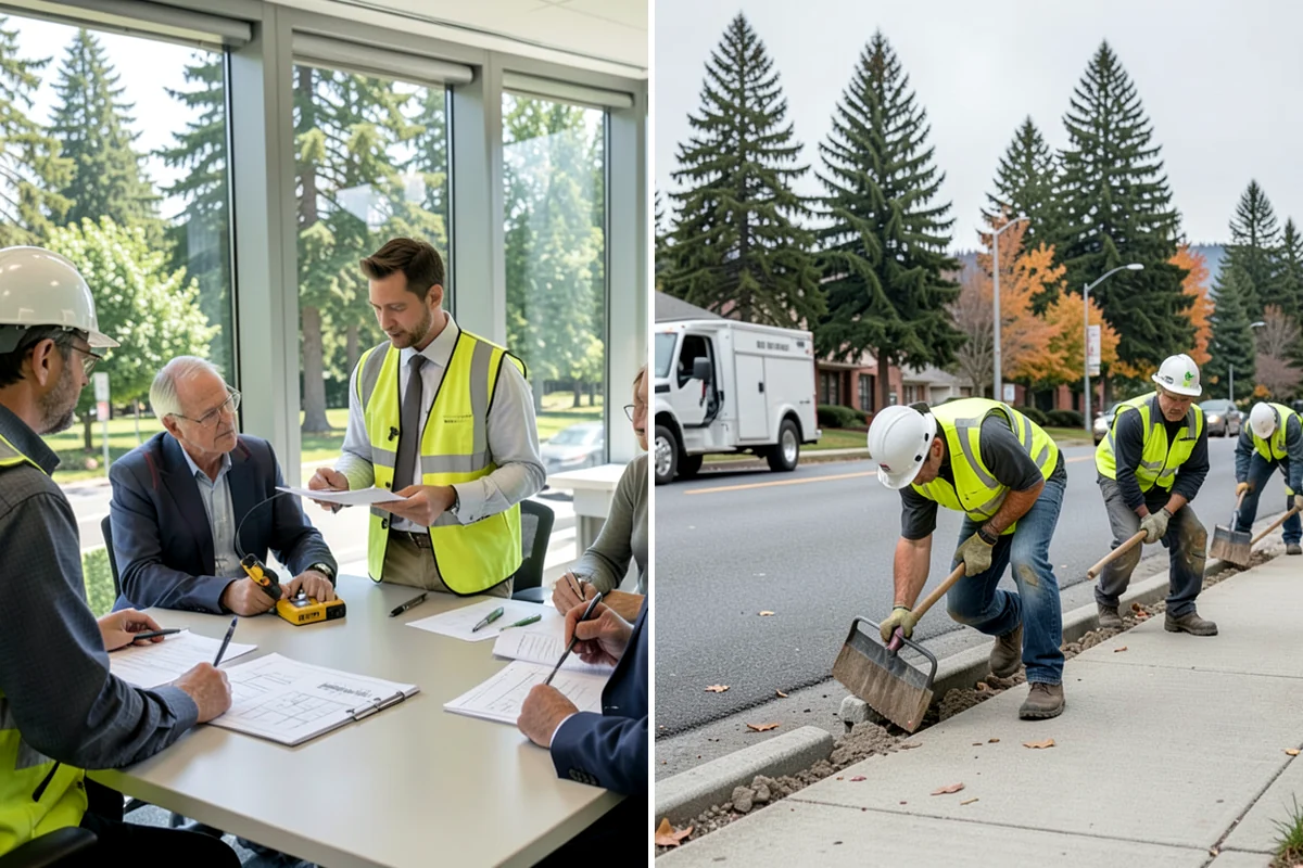 Facility Pressure Washing in Kenmore, King County, WA - Surface assessment and pressure and method selection
